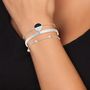 Voir la diapositive 2 : SC CRYSTAL Lot de 3 bracelets SC Crystal en Acier Rhodié argenté orné de cristaux scintillants