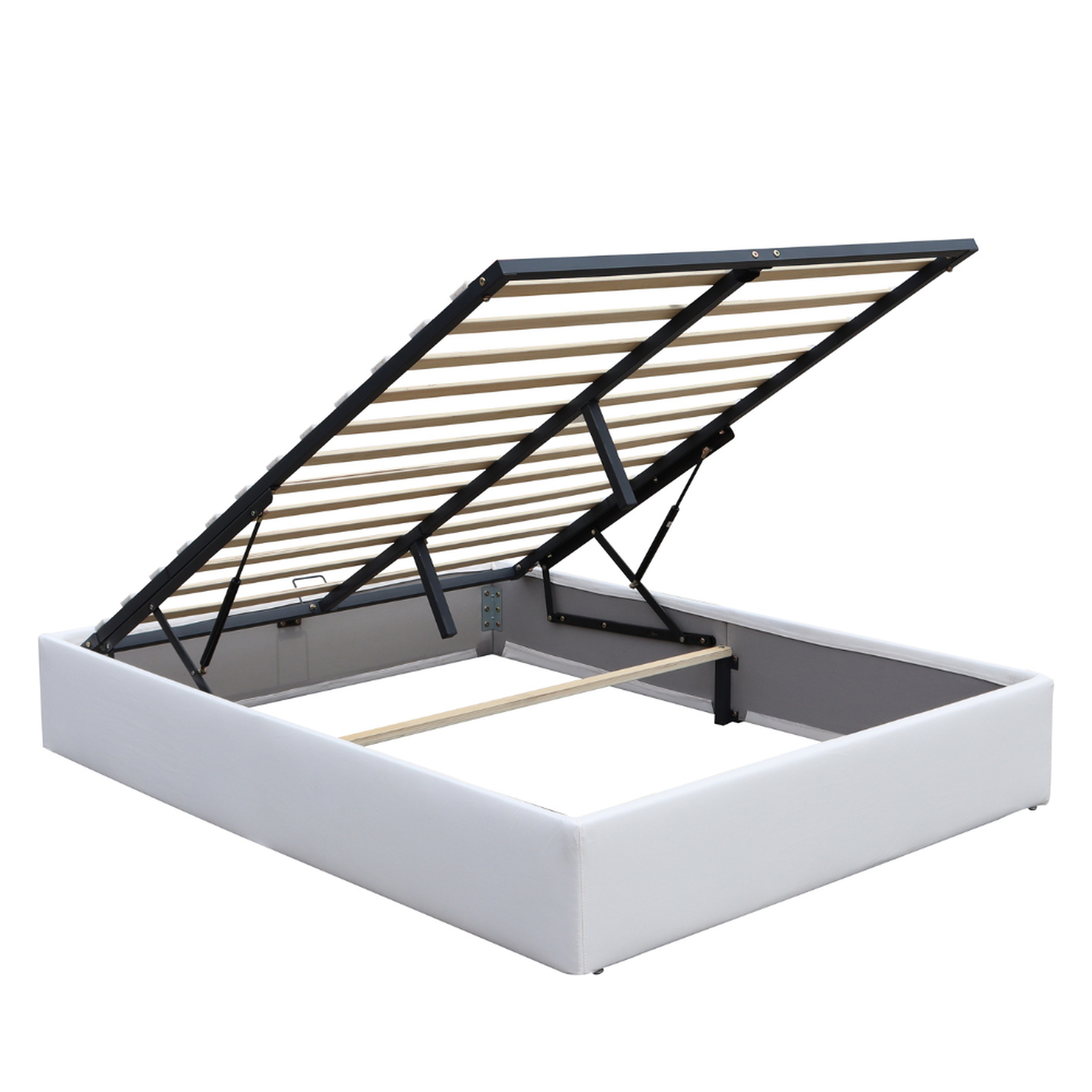 Voir la diapositive 3 : KING OF DREAMS Ensemble Lit Coffre et Matelas  Latex Accueil Moelleux