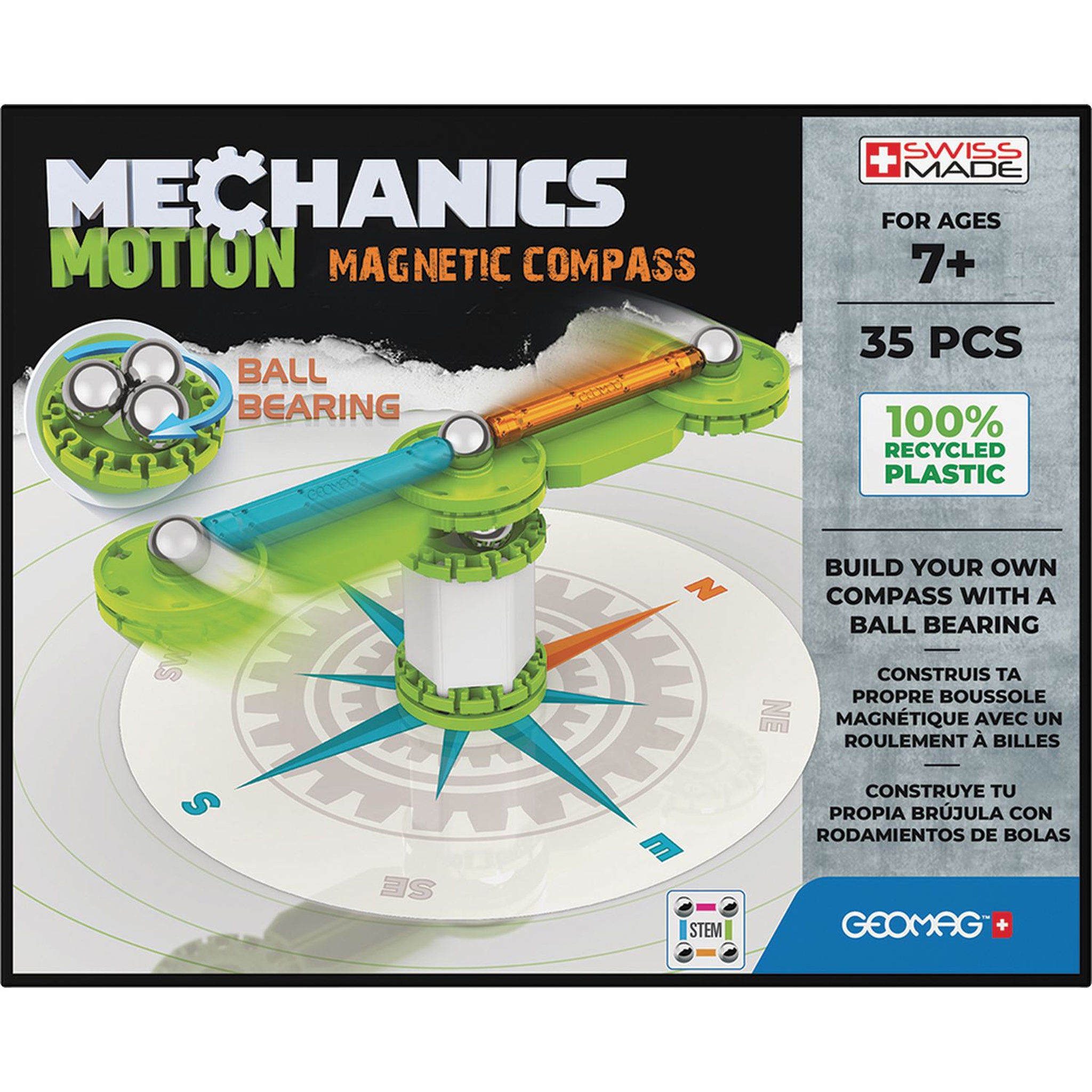 Voir la diapositive 2 : GIOCHI PREZIOSI Mécanique EcoFriendly - 35 pcs Motion