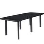 Voir la diapositive 1 : VIDAXL Table de jardin Anthracite 216x90x72 cm Plastique