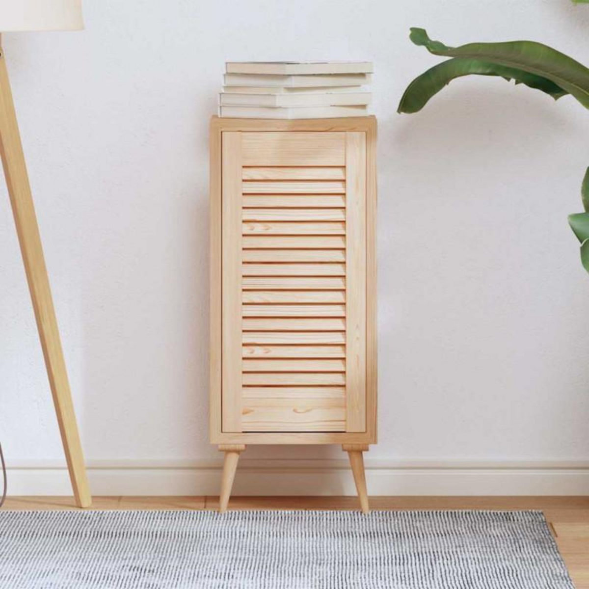 VIDAXL Porte d armoire à persiennes 61,5x29,5 cm bois de pin massif