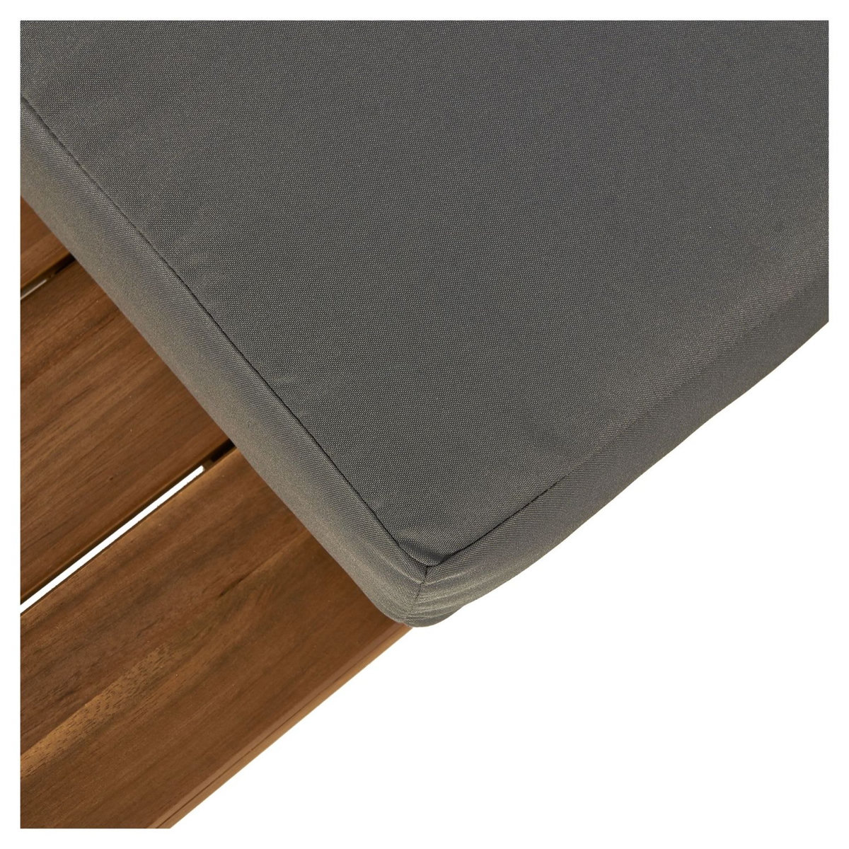 GARDENSTAR Salon bas de jardin - 5 places - Bois d'acacia - Gris