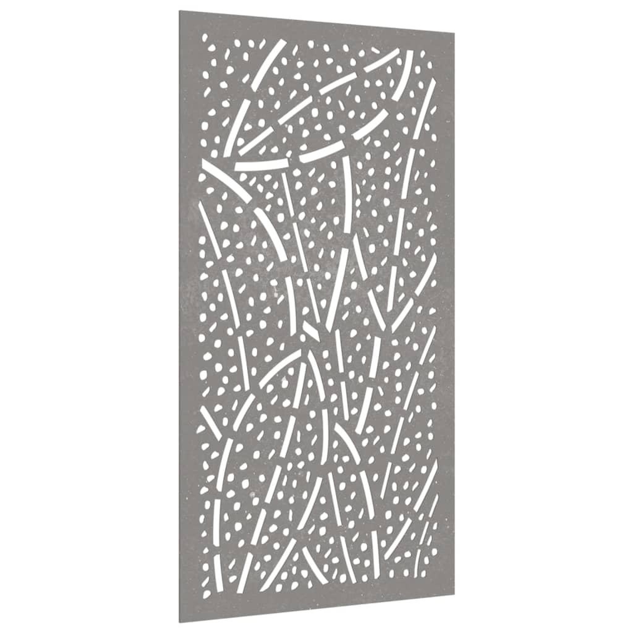 Voir la diapositive 3 : VIDAXL Decoration murale jardin 105x55 cm acier corten design feuille