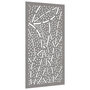 Voir la diapositive 3 : VIDAXL Decoration murale jardin 105x55 cm acier corten design feuille