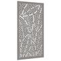 Voir la diapositive 3 : VIDAXL Decoration murale jardin 105x55 cm acier corten design feuille