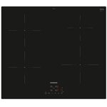Siemens Table de cuisson induction 60cm 4 foyers 4600w noir - EU611BEB5E