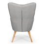 Voir la diapositive 4 : Paris Prix Fauteuil Scandinave  Aimee  67cm Gris Clair