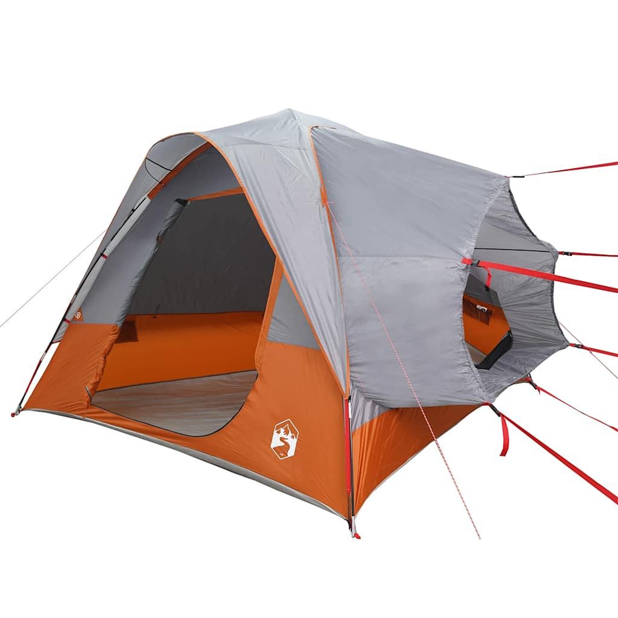 Voir la diapositive 3 : VIDAXL Tente de voiture 4 personnes gris et orange impermeable