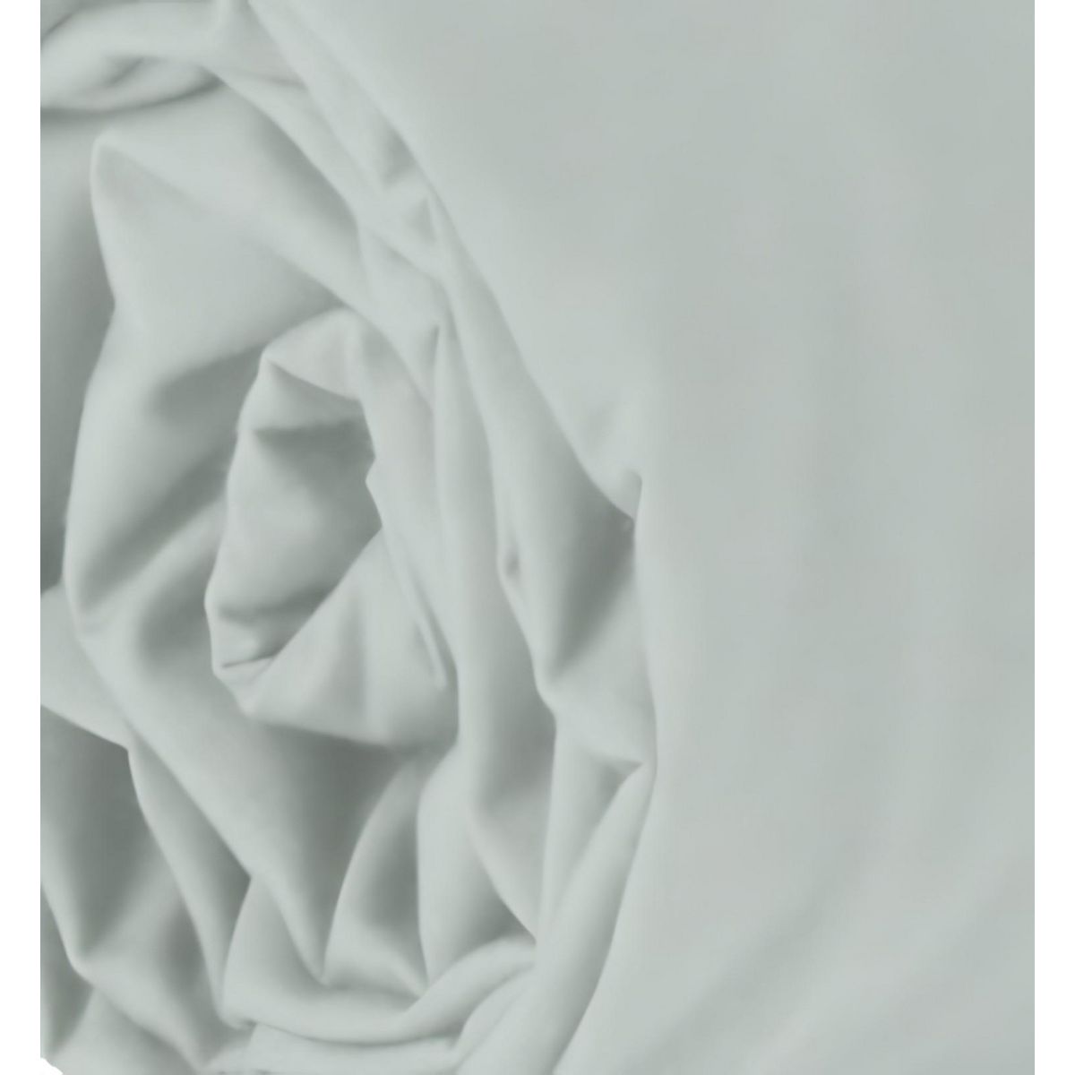 Home collection Drap housse de coton-bambou - bambou vert