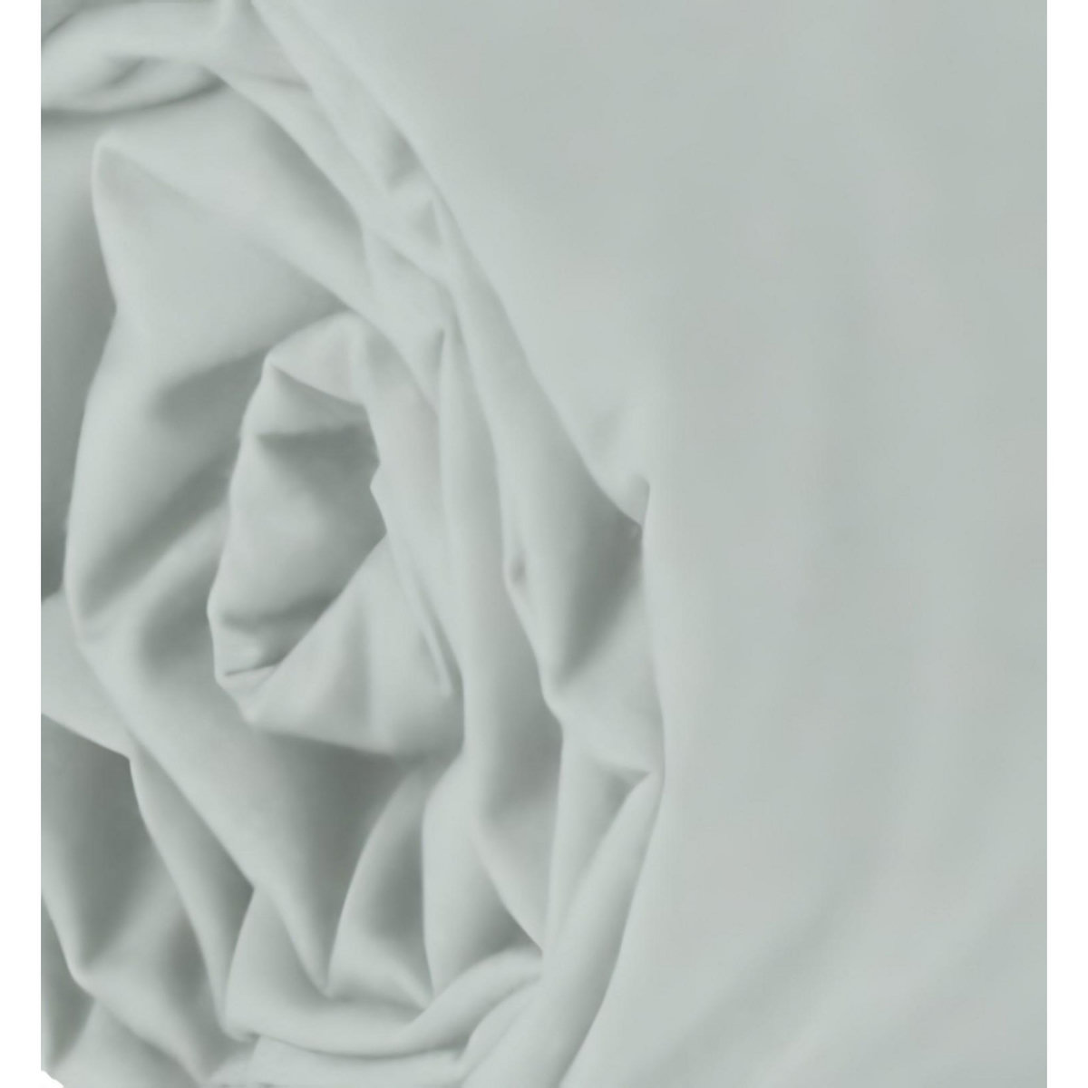 Home collection Drap housse de coton-bambou - bambou vert