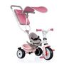 Voir la diapositive 2 : SMOBY Tricycle Baby balade plus Rose