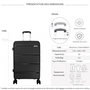 Voir la diapositive 2 : David Jones Valise rigide TSA 65cm