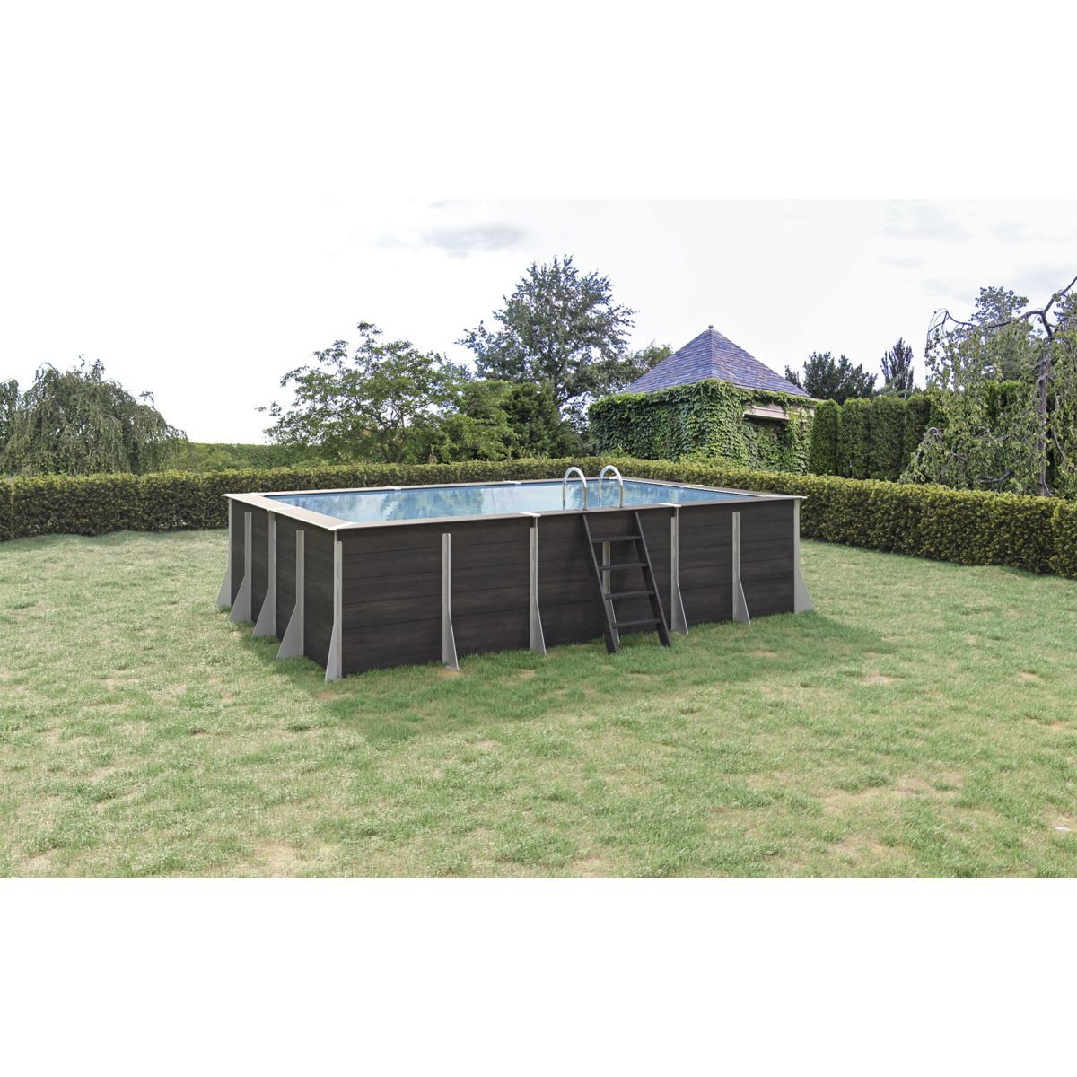 Just'aposé Piscine composite Rectangle 4,85x3,26 m PORBAIL