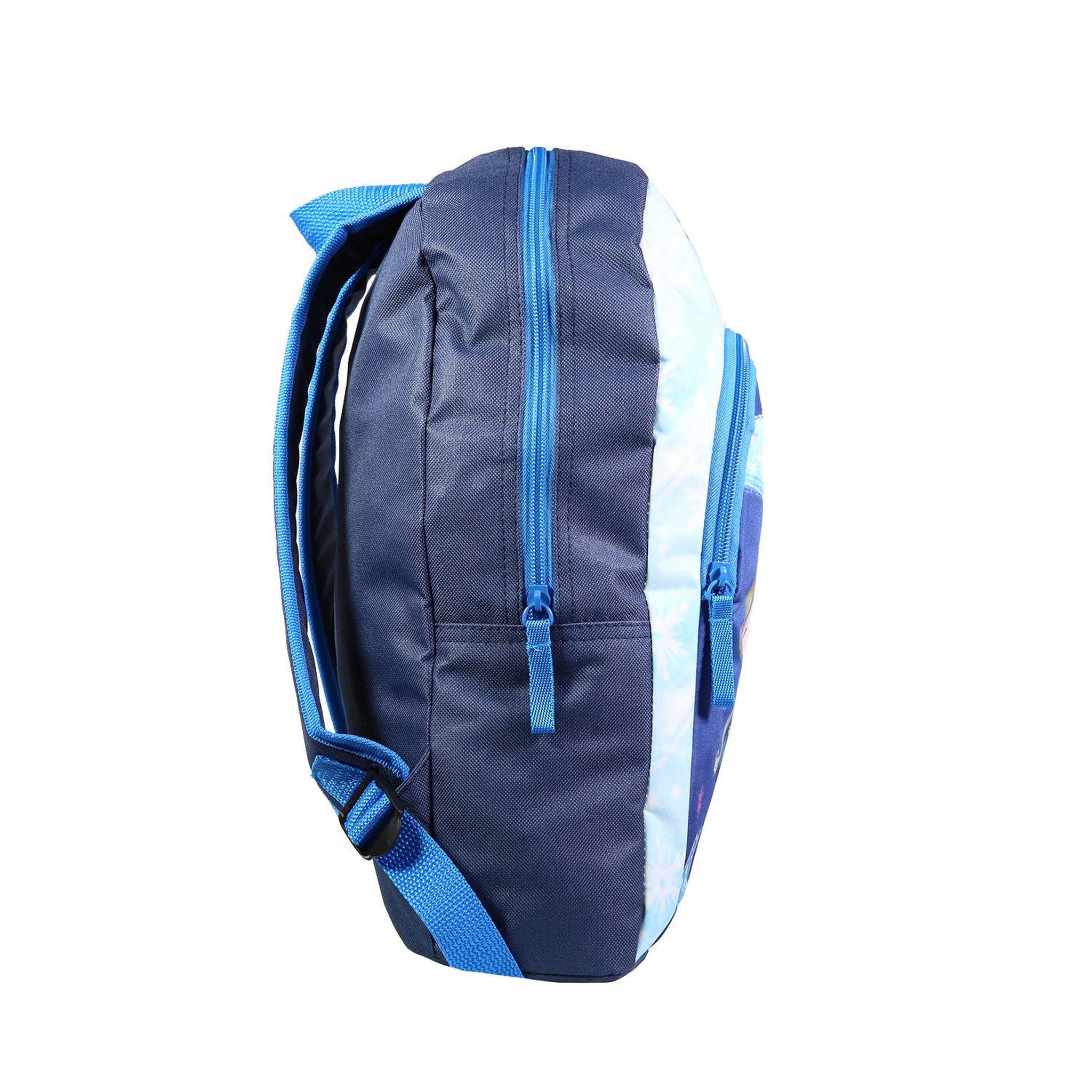 Voir la diapositive 3 : Bagtrotter BAGTROTTER Sac à dos 37 cm avec poche La Reine des Neiges / Frozen Bleu