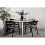 Voir la diapositive 5 : Paris Prix Ensemble Table de Jardin & 4 Chaises  Break & Slit  120cm Gris & Noir