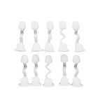 COMBELLE Ensemble de 10 Pions Ressorts pour Parc Rond Florian Blanc - Accessoire de Puériculture de Qualité