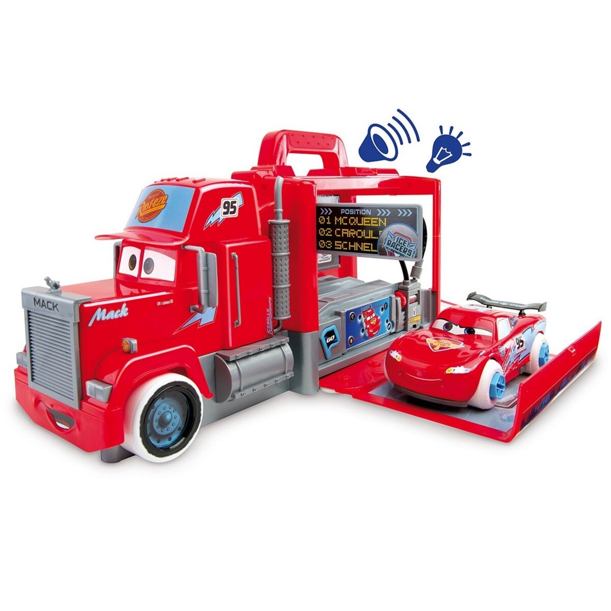 SMOBY Cars - Camion Mack Truck + véhicule McQueen