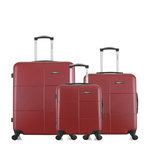 BLUESTAR BLUESTAR - LOT DE 3 - Valises grand format, weekend et cabine MIAMI. Coloris disponibles : Noir, Bleu, Gris, Rose