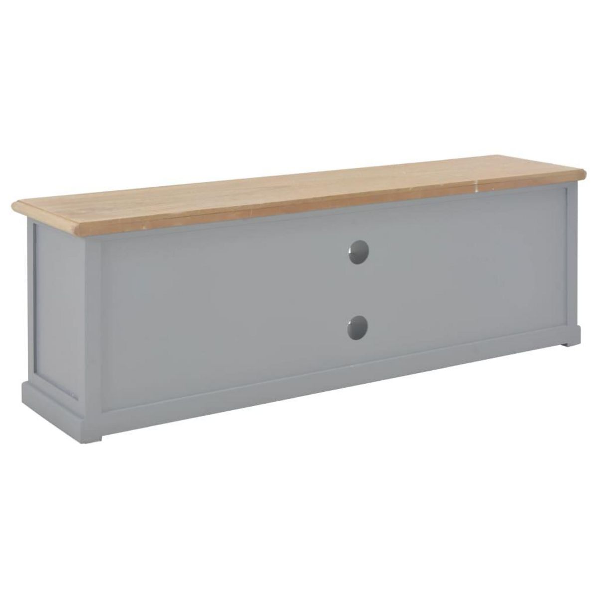 VIDAXL Meuble TV Gris 120x30x40 cm Bois