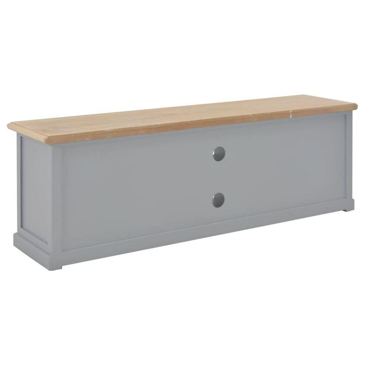 VIDAXL Meuble TV Gris 120x30x40 cm Bois