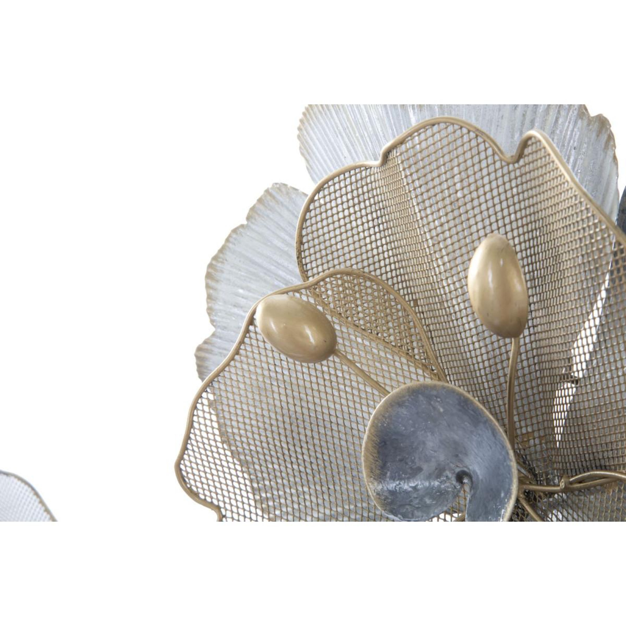 Voir la diapositive 3 : Paris Prix Décoration murale en métal  flowery  119cm multicolore