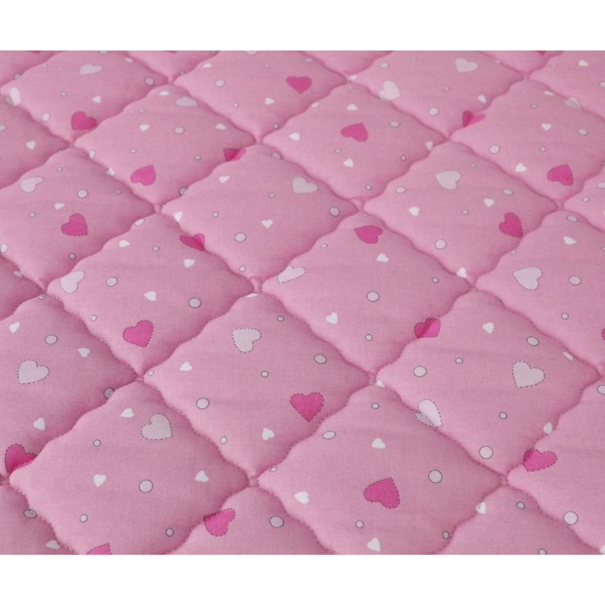 IDLITERIE Matelas enfant hypoallergénique en mousse ferme fabriqué en France Couleur Rose 90 x 190 cm