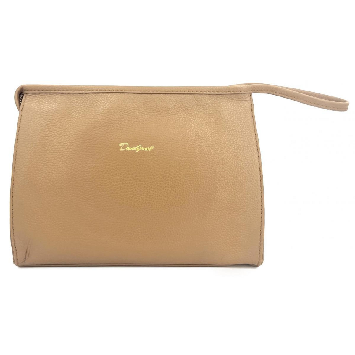 David Jones Trousse de toilette cuir de vachette