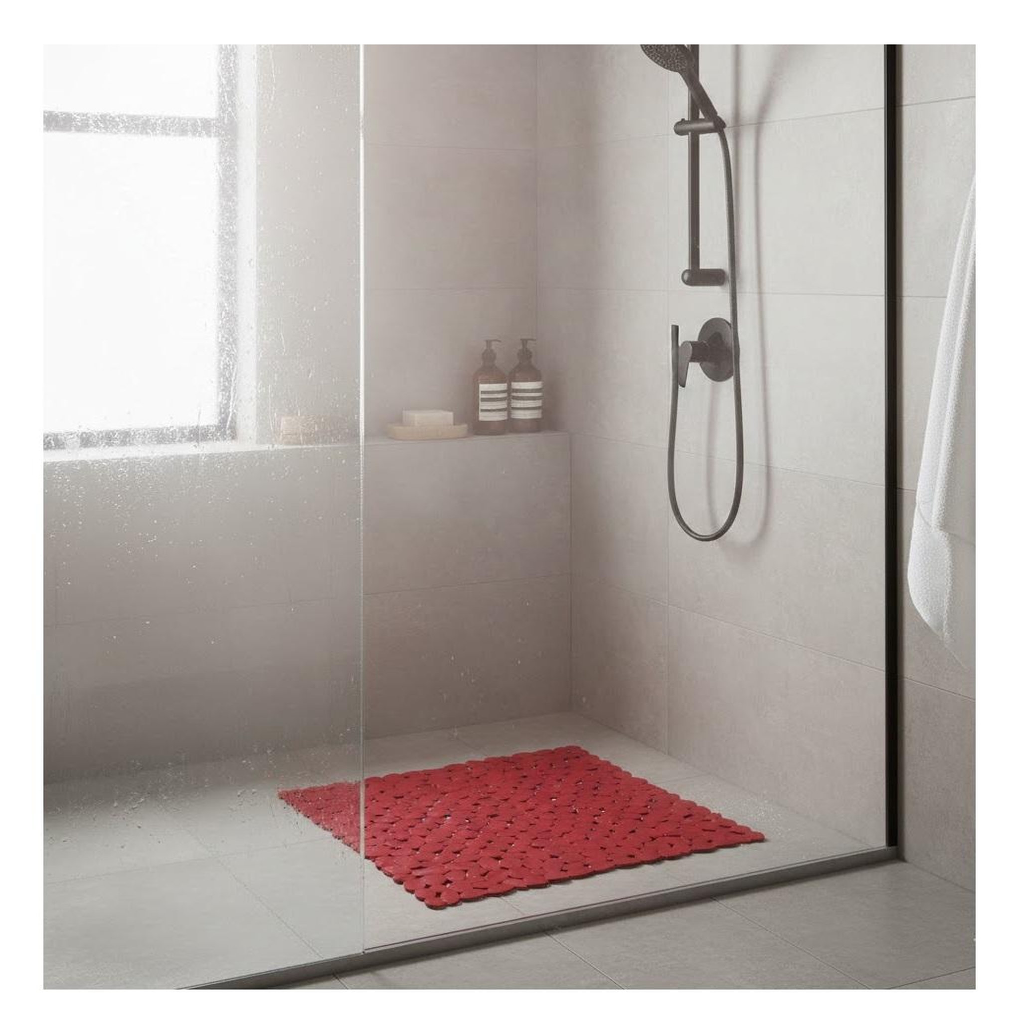 Voir la diapositive 2 : Eden Tapis fond de douche collection galet