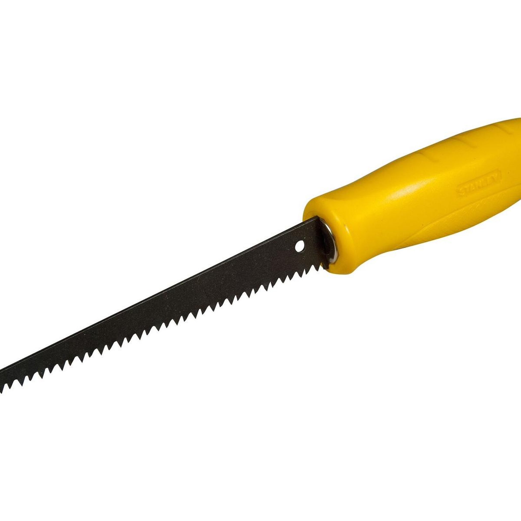 Voir la diapositive 2 : Stanley Stanley SCIE A GUICHET SPECIALE PANNEAUX DE PLATRE POIGNEE SYNTHETIQUE 150MM