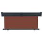 Voir la diapositive 4 : VIDAXL Auvent lateral de balcon 175x250 cm Marron