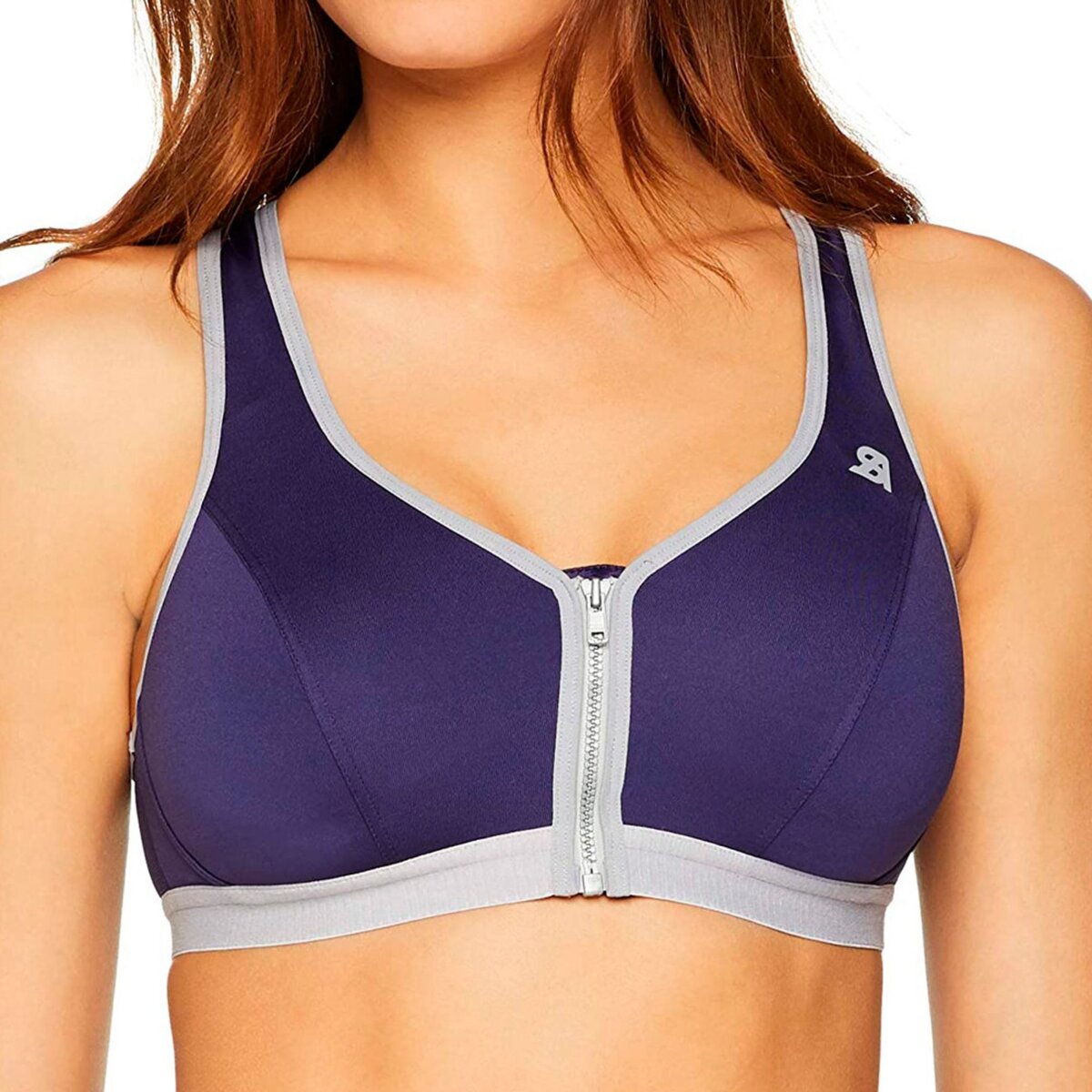 Brassi re violette femme Shock Absorber SG Sport Zip pas cher