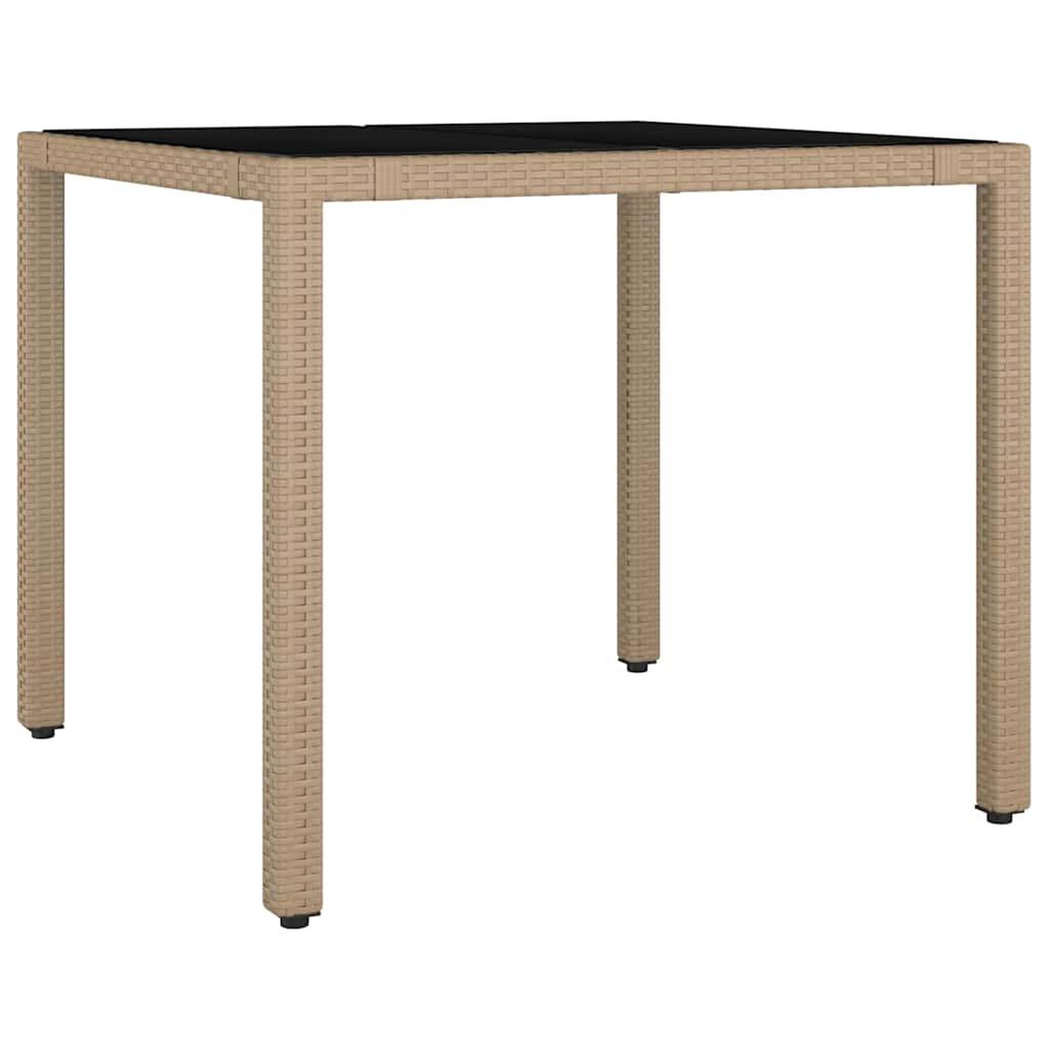 Voir la diapositive 4 : VIDAXL Ensemble de bistro de jardin 5 pcs coussins marron poly rotin