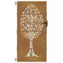 Voir la diapositive 4 : VIDAXL Portail de jardin 85x200 cm acier corten conception de l'arbre