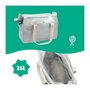 Voir la diapositive 4 : BADABULLE Badabulle Sac a langer Bowling - Grande Contenance 20L - Plan a langer et Attaches-poussette inclus, Gris