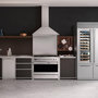Voir la diapositive 4 : SMEG Hotte décorative murale KD90HXE