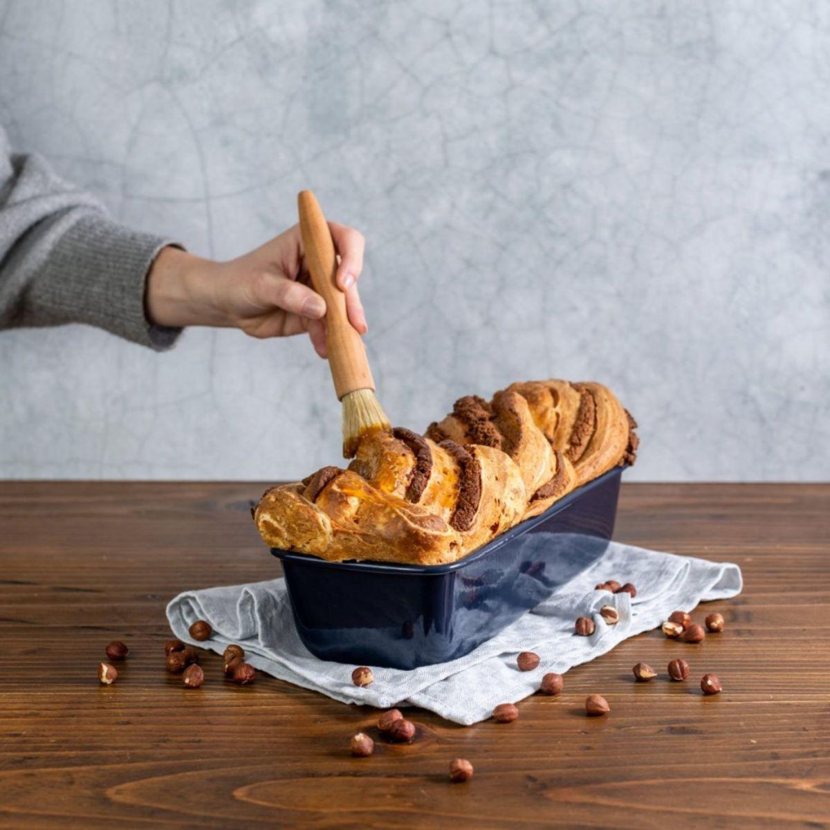 DR.OETKER Moule à cakes 30 cm et moule à manqué 26 cm en email Dr. Oetker Back Liebe