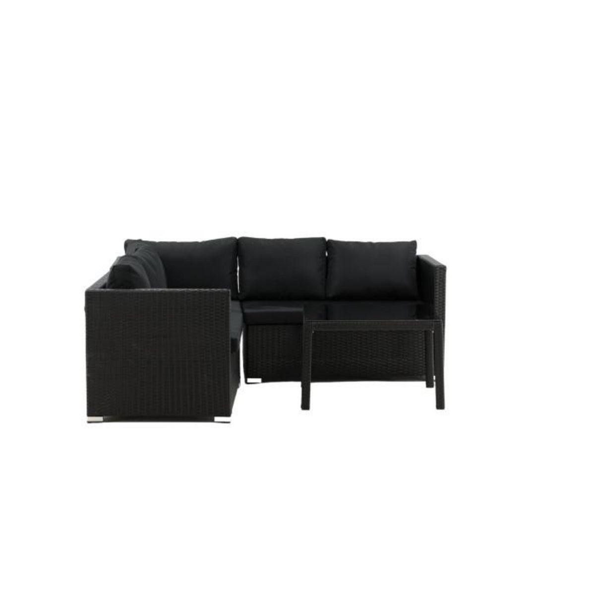 Paris Prix Salon d'Angle de Jardin  Kuba  180cm Noir