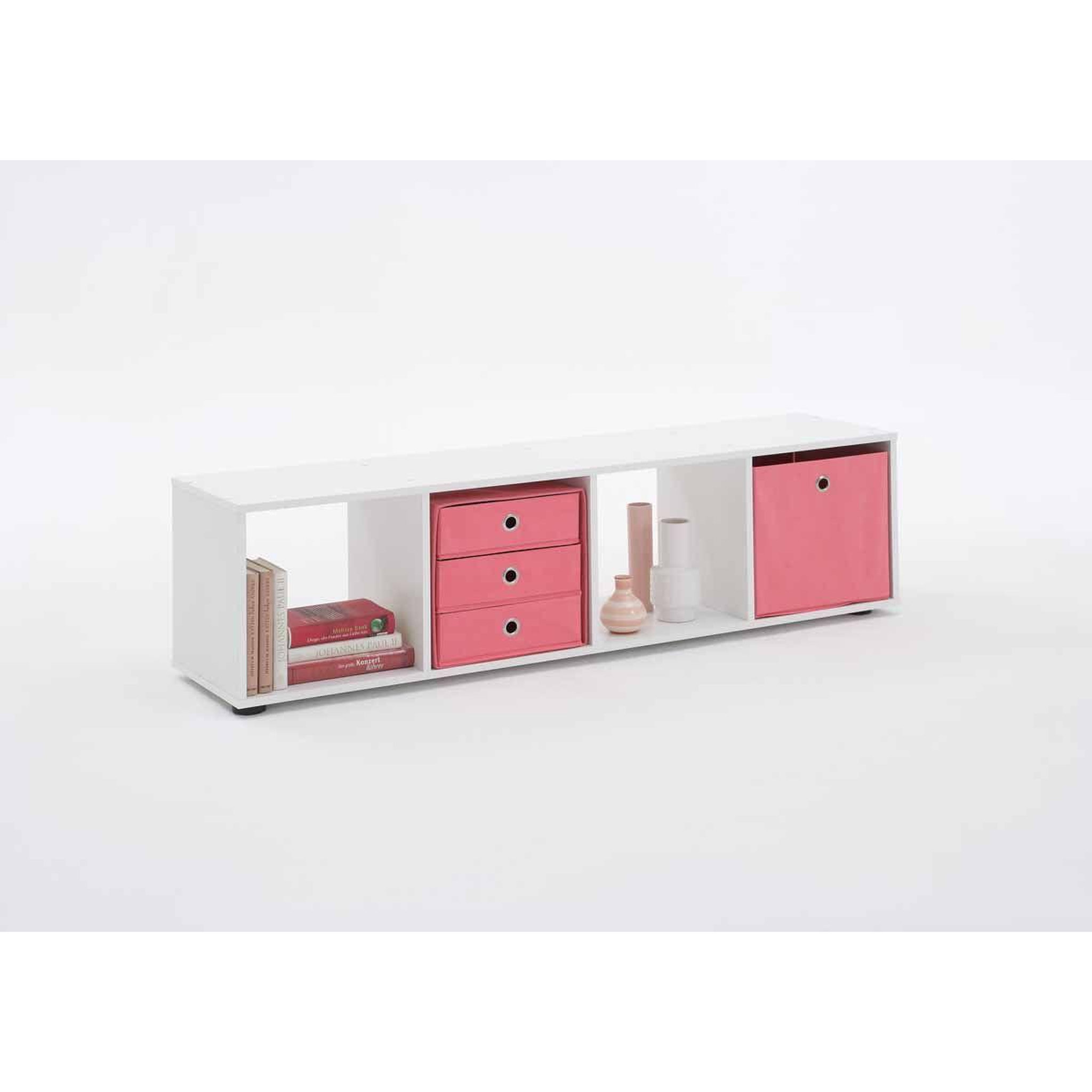 Voir la diapositive 3 : Paris Prix Étagère 4 niveaux design  gaman  140cm blanc