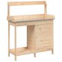 Voir la diapositive 2 : VIDAXL Table de rempotage avec armoire bois massif de sapin