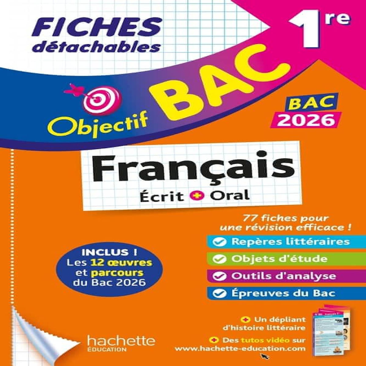 FRANCAIS ECRIT + ORAL 1RE. FICHES DETACHABLES , EDITION 2026, Rossignol Sofia
