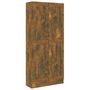 Voir la diapositive 2 : VIDAXL Armoire a livres Chene fume 82,5x30,5x185,5cm Bois d'ingenierie