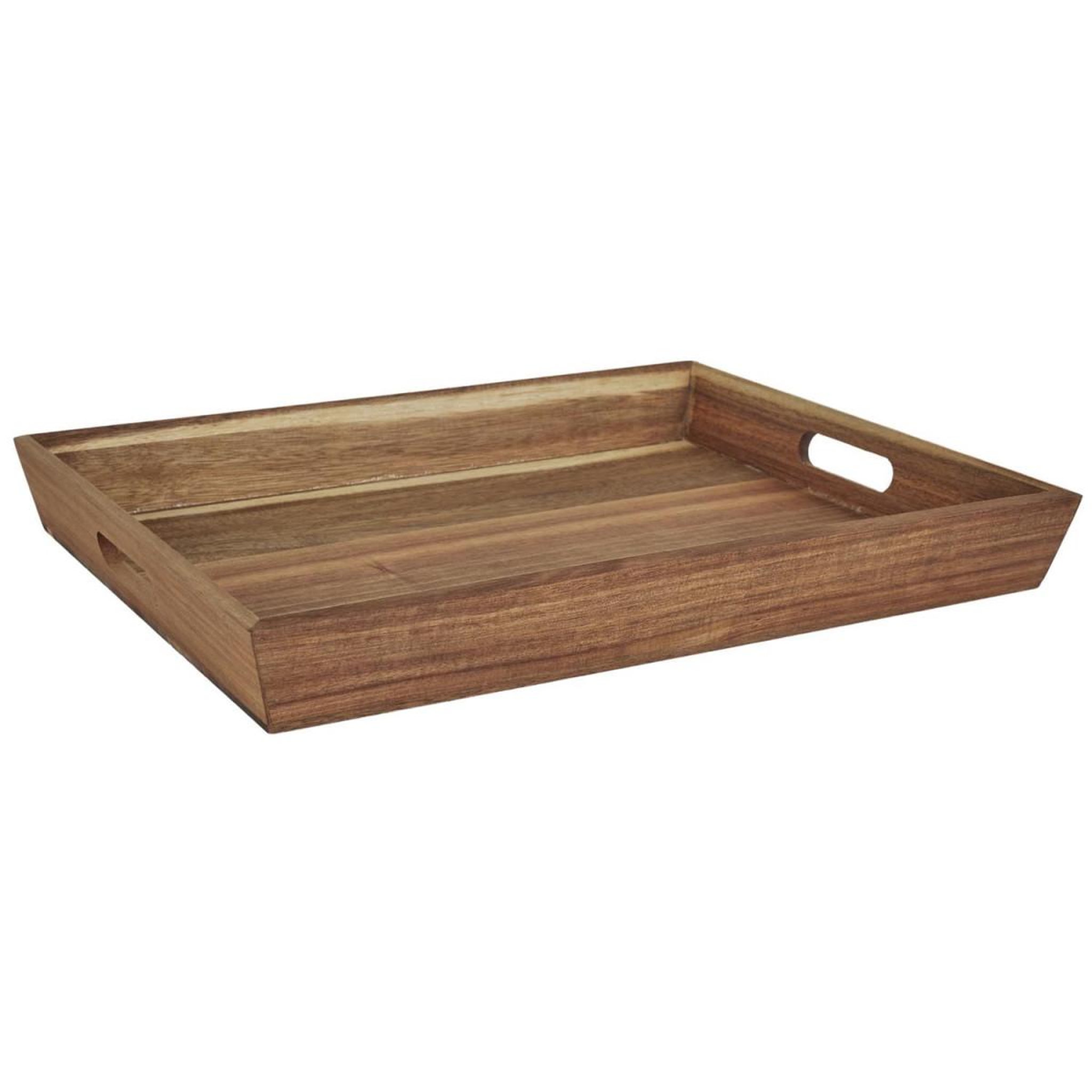 The Home Deco Factory Plateau de service en bois  acacia  42cm marron