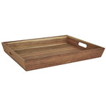 Paris Prix Plateau de Service en Bois  Acacia  42cm Marron