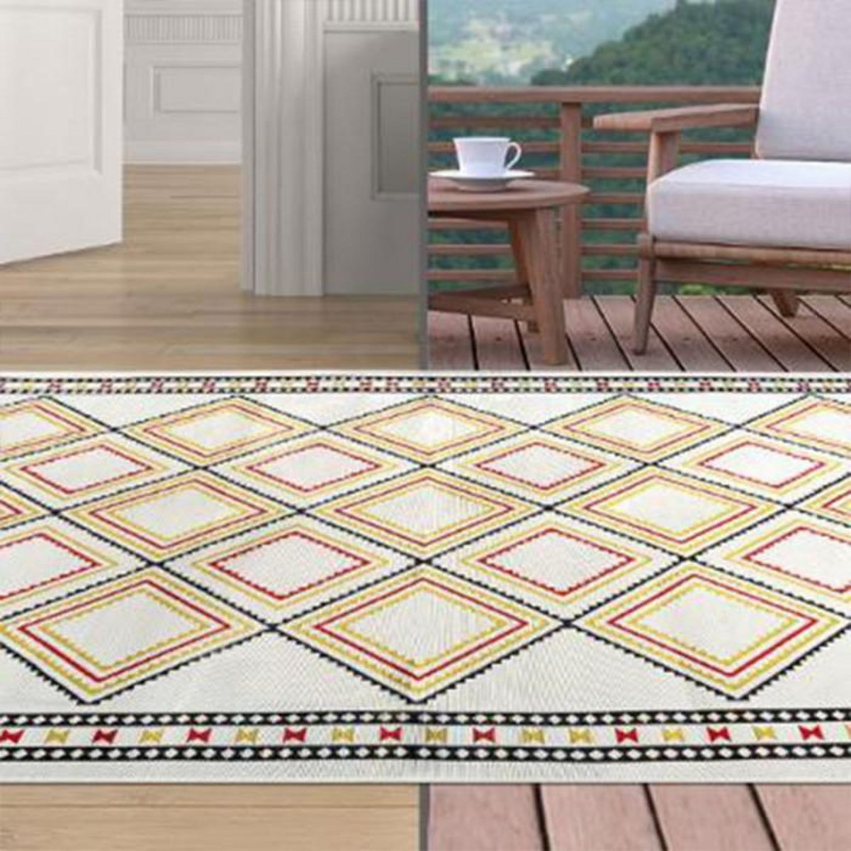 ATMOSPHERA Tapis Extérieur & Intérieur  Nomade  155x230cm Multicolore