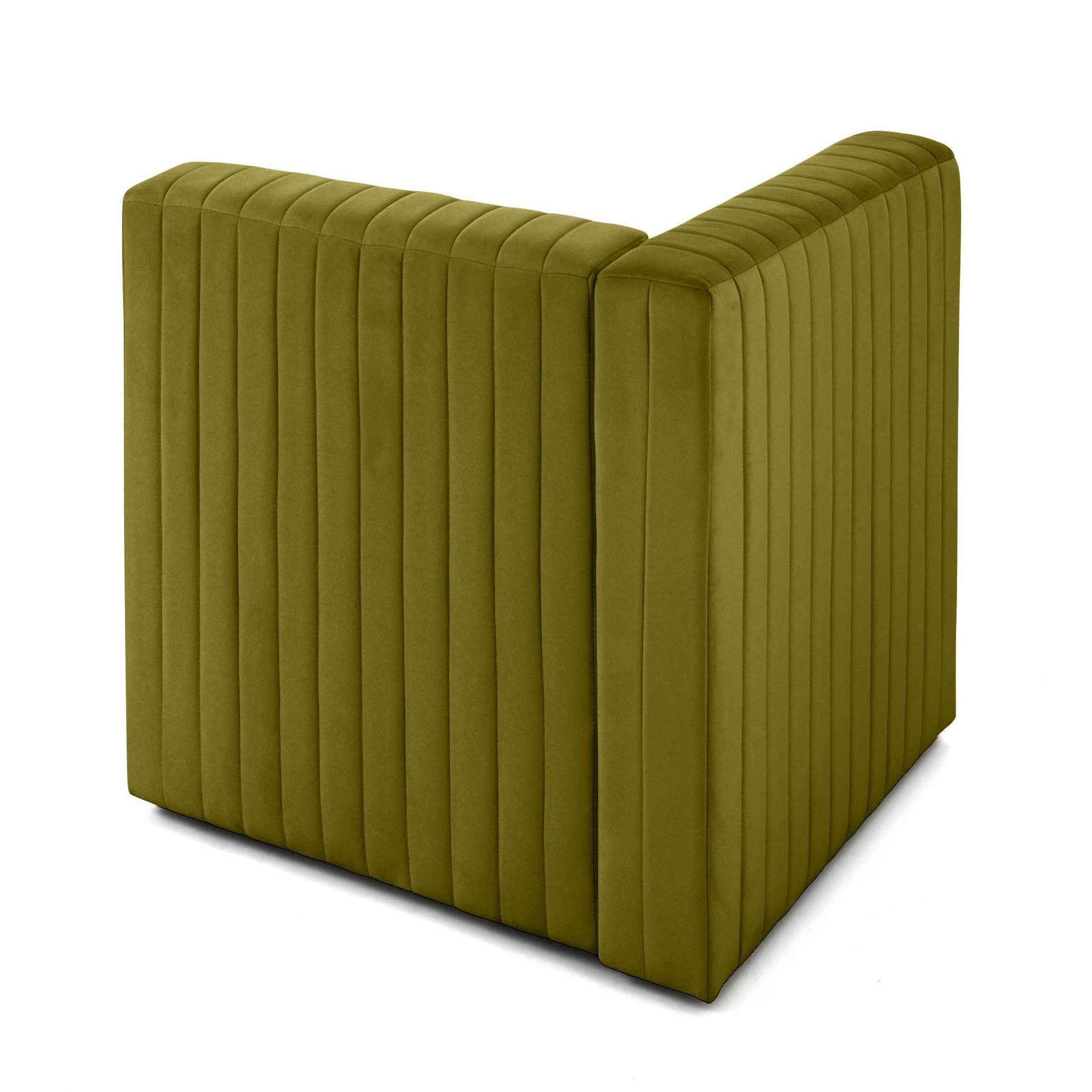 Voir la diapositive 4 : LISA DESIGN Nova - module d'assise gauche - en velours