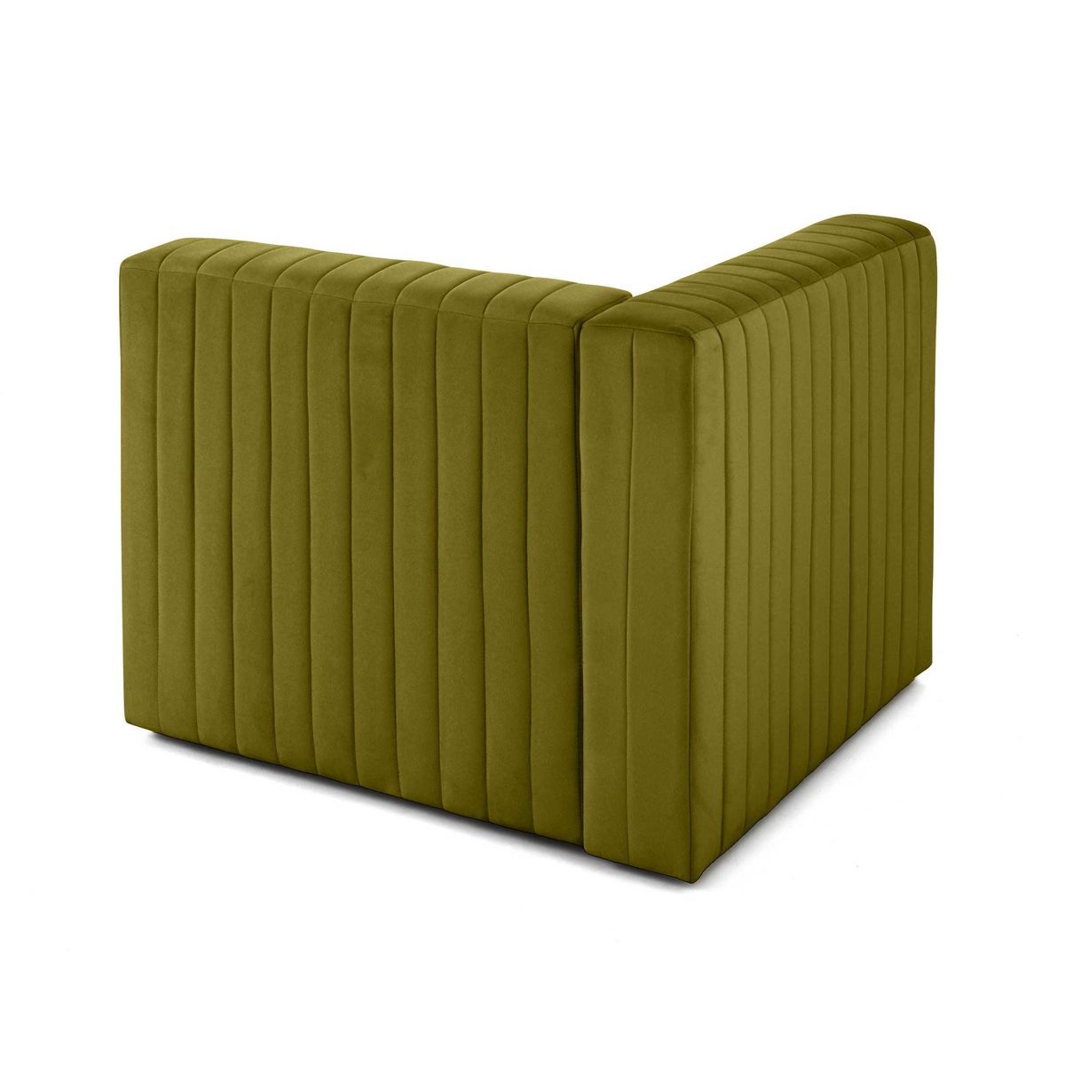 LISA DESIGN Nova - module d'assise gauche - en velours