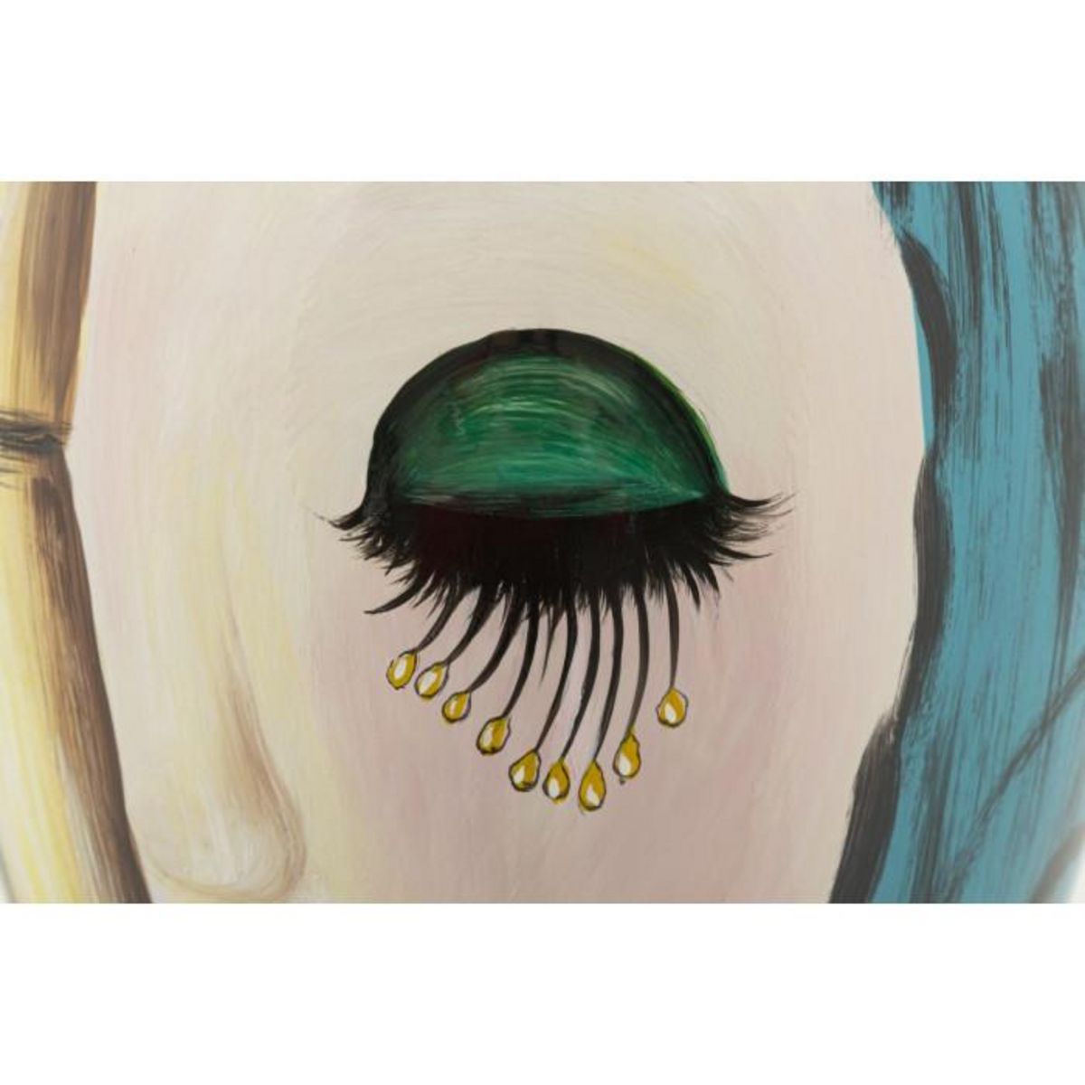 Paris Prix Vase Déco en Céramique  Art Face  50cm Multicolore