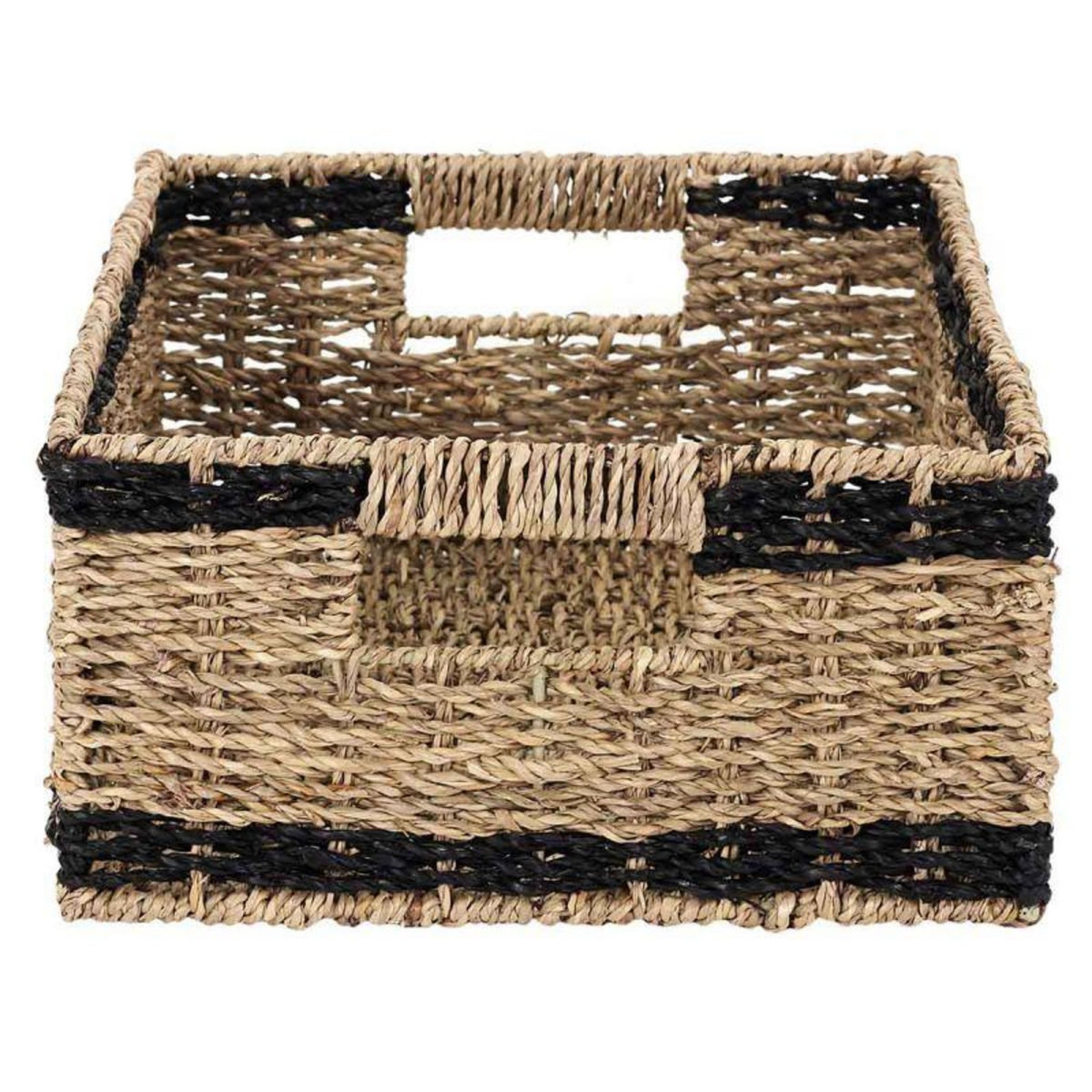 Paris Prix Lot de 3 Paniers de Rangement  Mirage  35cm Noir