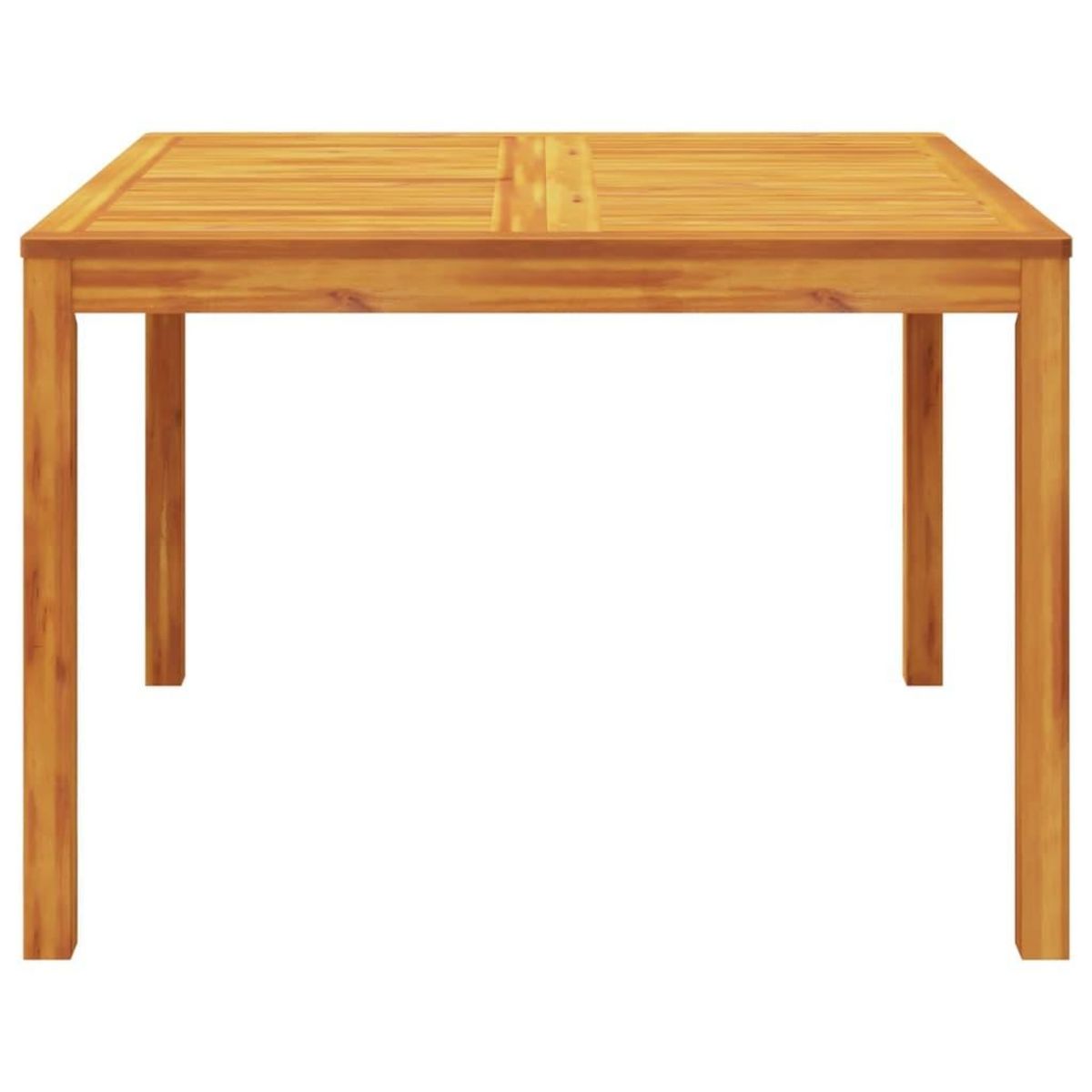 VIDAXL Table a manger de jardin 110x110x75 cm bois d'acacia massif
