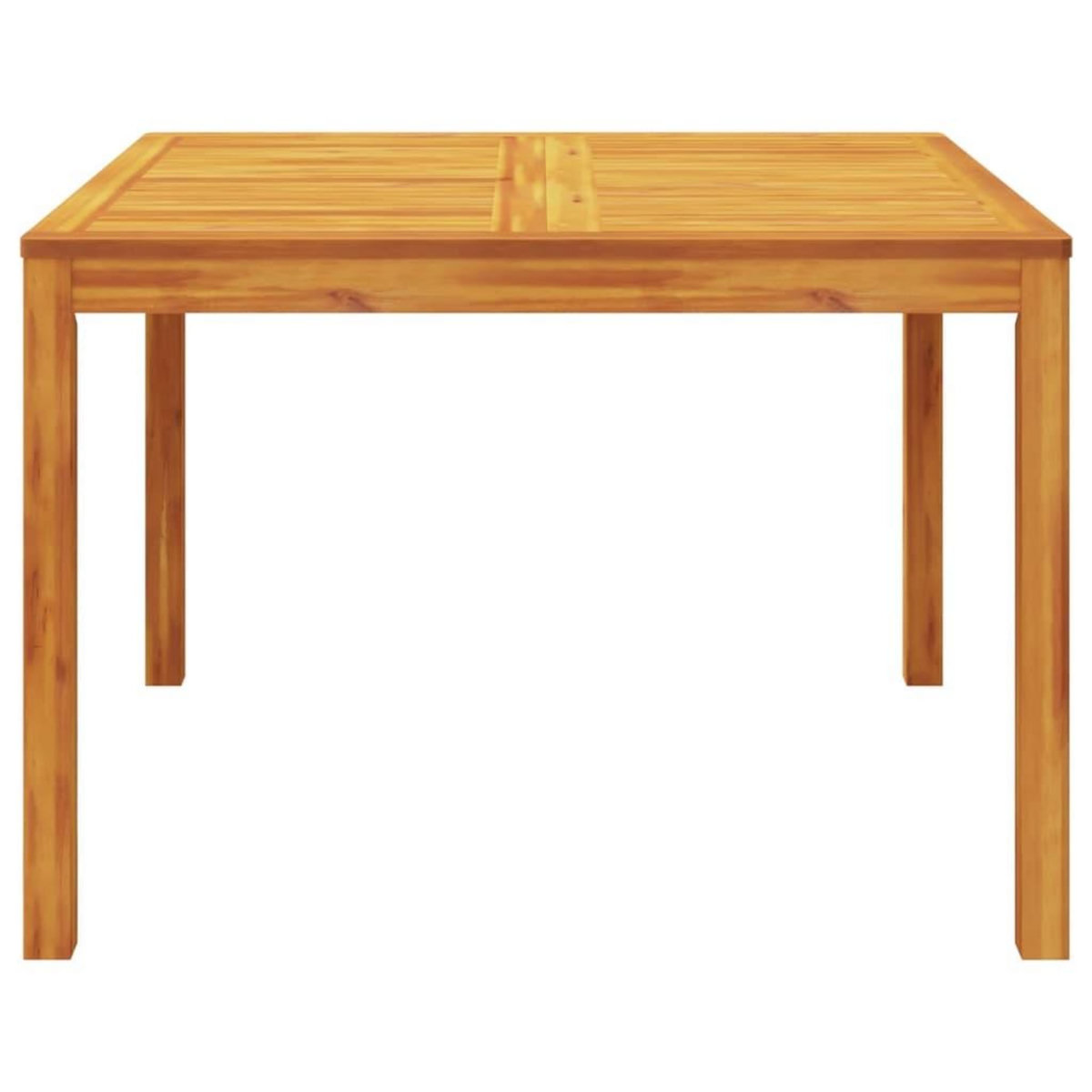 VIDAXL Table a manger de jardin 110x110x75 cm bois d'acacia massif